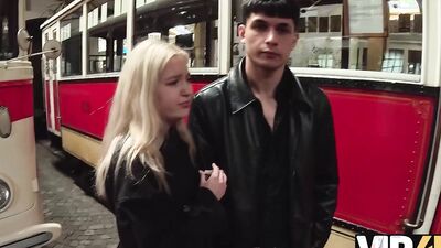 VIP4K. My pussy's leaking when he sees me fucking...