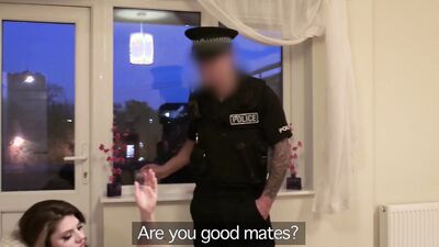 Lucia Love takes it in the ASSS from a Uniformed Policeman - Fake Cop