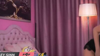 Ashley Sinn on Flirt4Free - Busty Glamour Girl's FemDom Fantasies and Teasing Her Tight Asshole