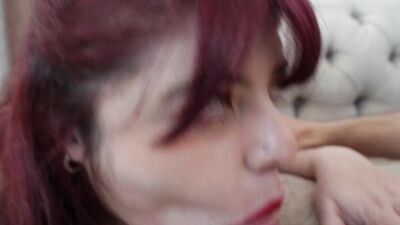 I drown my spite in my coach's friend's huge tits and fill her pussy with milk