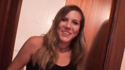 Blond teen is smashed in and ace cumed