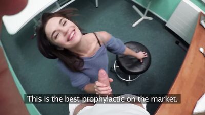 Fake Hospital - Horny doctor prescribes a mouthful of his cum to sooth her throat