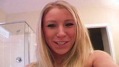 4K/ Please CUM FOR ME! Pretty Face Blonde Babe Allison Pierce Lotions Her Big Beautiful Tasty TITS