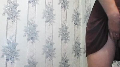 Fucking bitch squirts from zucchini and bottle fucking