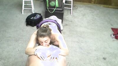 I got a little buzzed and ate his ass before I pegged him