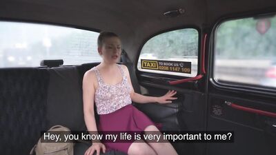 Fake Taxi - Russian Student has her pussy churned up by huge English cock