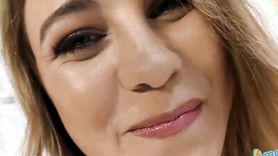 Kinsley Eden Drains And Gets To Taste Her Stepdads Hot Cum