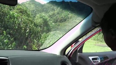 You and Yara Skye tour Hawaii for a bit before sucking and fucking in the car