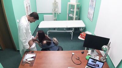 Doctor Recognises PORNSTAR and prescribes his big cock for medicine - Fake Hospital