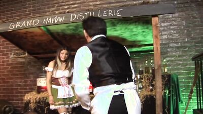 A Pretty Fraulein Is Seduced Into Having A Threesome With A Cute Blonde- Skankery