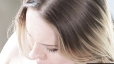 Caught masturbating and eager to eat her girlfriend's pussy