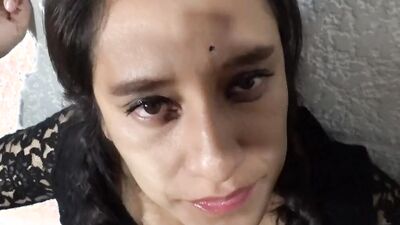 POV Wednesday is doing a great sloppy blowjob with huge facial