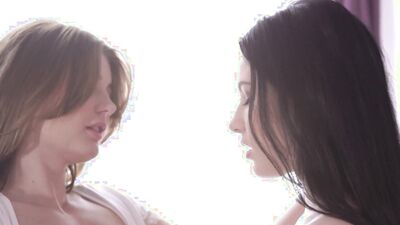 Bouncy Busty Czech Lesbian Babes Angel Princess & Lucy Li
