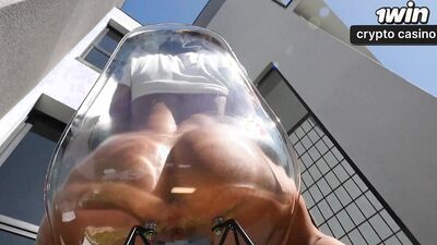 Beautiful Oiled Brunette Masturbates and Cums Hard (wait for the End)
