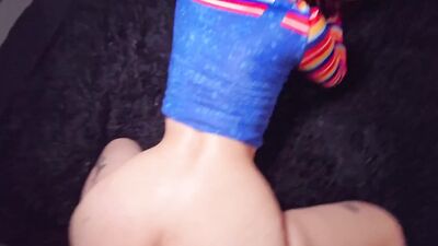 Halloween: Petite Latina Seduces Her Daddy with Her Huge Ass