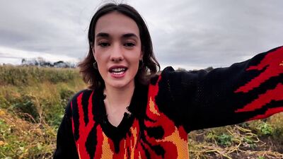 Flashing in a Pumpkin Patch with My Friend