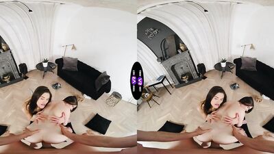 Jadilica Kneels and Sucks while Vivien Doll finally Joins in –