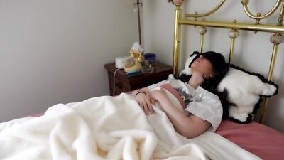 Petite Brunette Roommate Needs to Cum to Cure Her Headache - Jane Wilde &