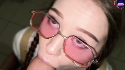 My Stepsister Montanasvibe Sucks My Dick in all Public Places from Morning to...