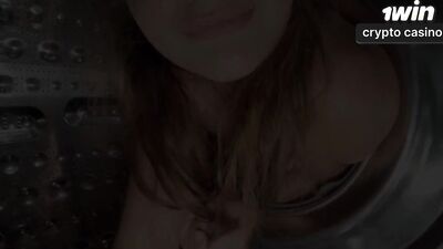 Pov: Stepsister Stuck in the Washing Machine. I Put My Dick in Her Ass. Anal ...