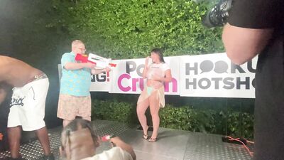 Wet T-shirt Contest at Porncrush Pool Party with Blake Blossom, Summer Vixen,...