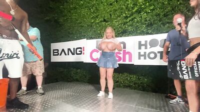Wet T-shirt Contest at Porncrush Pool Party with Blake Blossom, Summer Vixen,...