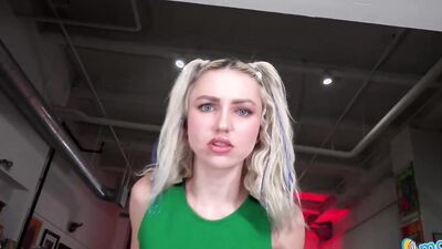Sensual Britt Blair Rubs My Aching Dick with Her Warm Hands