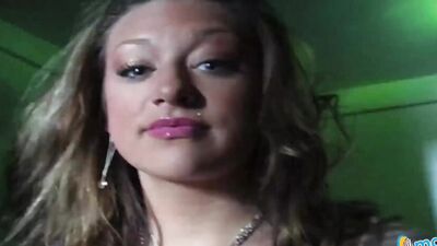 Busty Carmen Mccarthy Gives a Hot Dude Intense Handjob