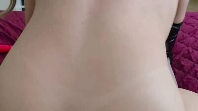 Blonde MILF cheats on husband with a masked slut who cums 3 times in HD video