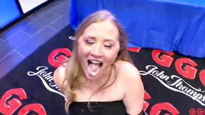 Angelina Loves Pussy Fucked Hard and Bukkake-ified in HD