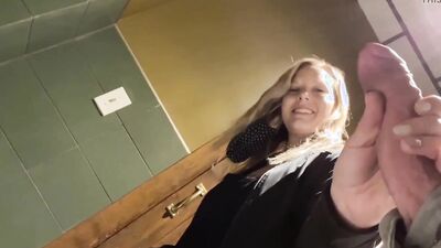 Watch Mya Lane's public pissing & pussy eating compilation!