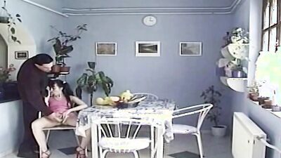 German amateur stunnerKarott goes wild with a big cock in her tight pussy and ass