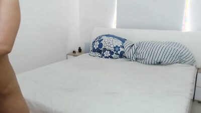 Watch this hot babe get her pussy licked by her boyfriend while he watches in HD