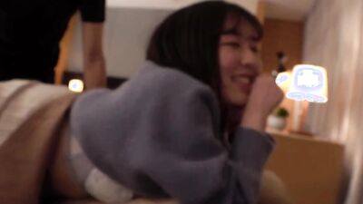 Cute Asian girl with a big ass & fair-skinned body gets her wet pussy pounded in a hot and horny cafe clerk encounter!
