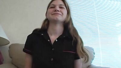 Watch this hairy teeny get pounded from behind in pantyhose & creampied