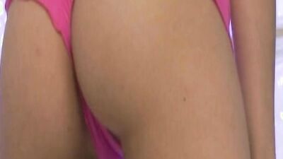 Alyssa Dior's massive boobs bounce as she gets a deep throat, cumshot, and cum inside