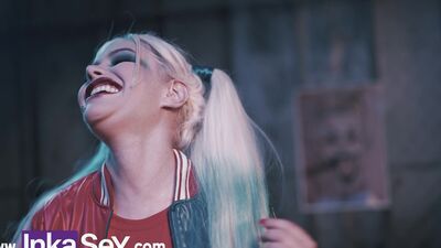 Harley Quinn's ass gets a thorough reaming by the Krypton as he saves the world with his bat