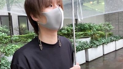 Risa Hoshisaki's gorgeous tits and ass get drenched in cum during a bukkake facial frenzy!