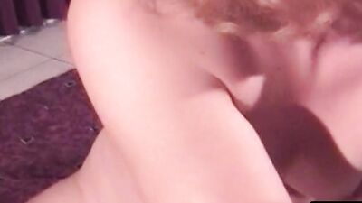 Watch this babe deepthroat a hard cock and get a cum load on her natural tits