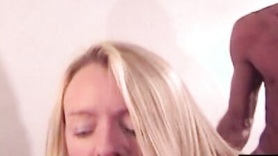 Busty babe enjoys riding his massive dick and taking a mouthful of cum