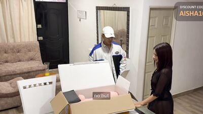 Aisha Ferrari and Monica Moments get their tight asses pounded by hung dude while husband is away
