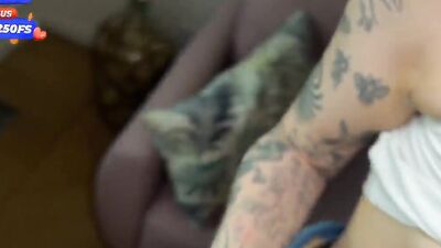 Mature Russian wife gets plumber's hard dick while talking on the phone