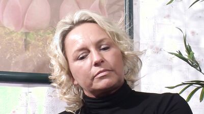 Nesty can't resist Katja's hot plaything and joins in for a wild copulation