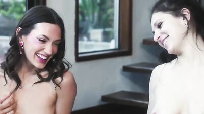 Alex Grey and Leah Gotti go wild in a steamy lesbian sex video