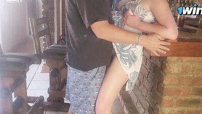 Petite slut finally takes her best friend's wife up the ass and gets a creampie