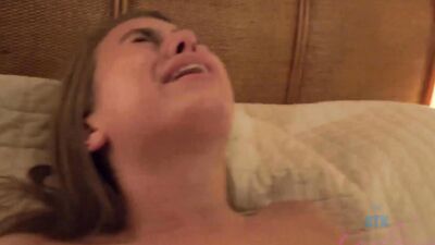 Hope and Jill Kassidy get nasty with raw sex in bed & get a hot creampie