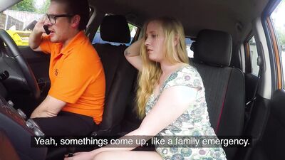 Ryan Ryder and Satine Spark get their tight holes stuffed in Fake Driving School
