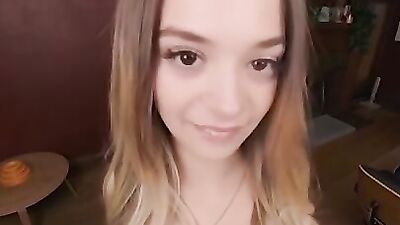Molly Little begs for more - POV fuck with her best friend's sister