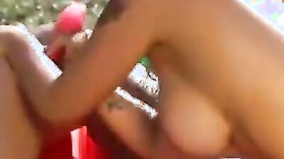 Watch Hanna's Honeypot get her tight latina ass drilled hard in a park by two big cocks!