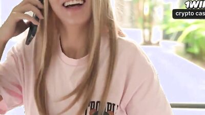 Asian hottie lets her mother stay with her friend for a night - POV blowjob